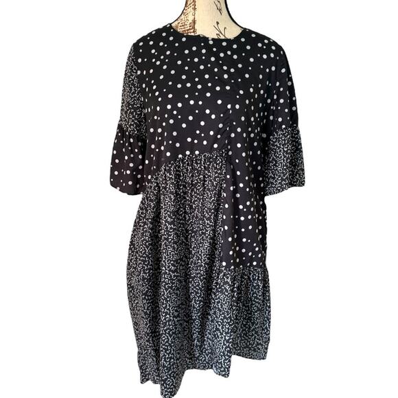 EUC CAARA Millazo Asymmetric Hem Mini Dress - Size Small - Picture 4 of 10